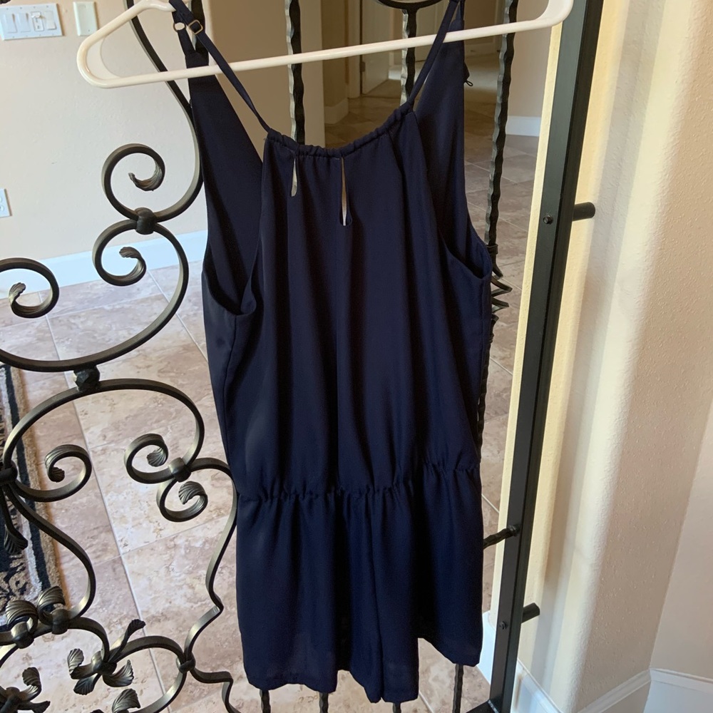 Mimi Chica navy blue romper
